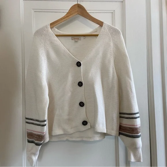 Barbour Seaholly knit cardigan sweater - Picture 2 of 5